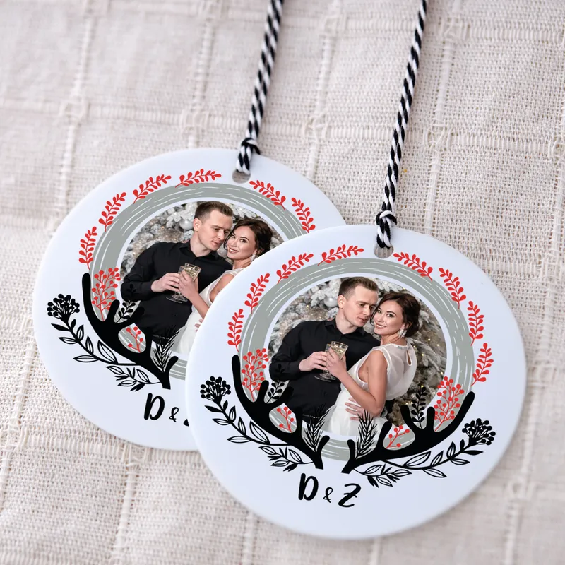Christmas Keepsake Ornament with Personalized Photo