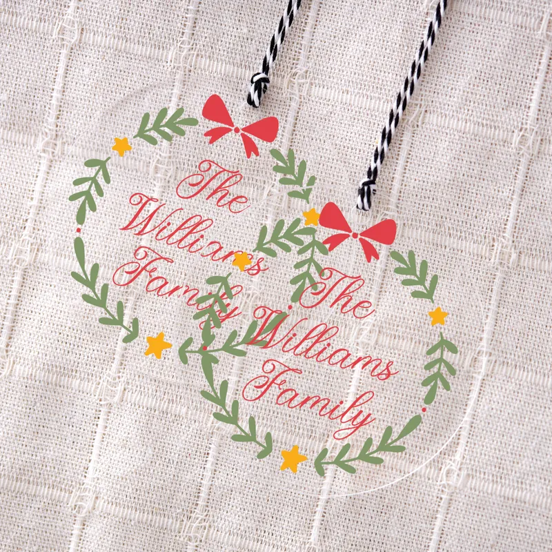 Christmas Ornament for Family - Personalized Christmas Gift