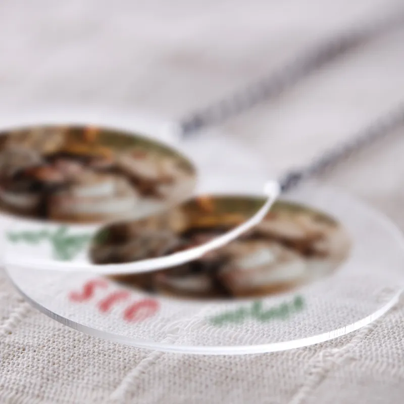 Christmas Ornament with Custom Holiday Letters - Gift for Wife