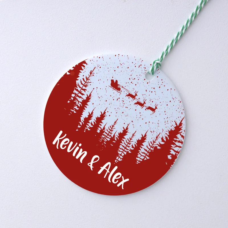 Christmas Ornament with Custom Names