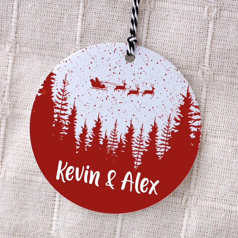 Christmas Ornament with Custom Names