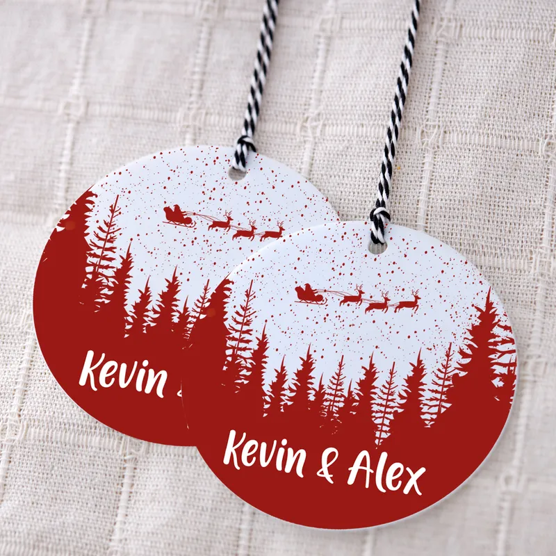 Christmas Ornament with Custom Names