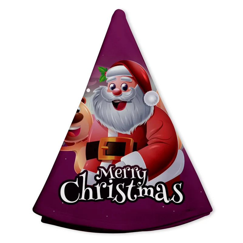 Christmas Tree Skirt with Special Message and Santa Claus Design