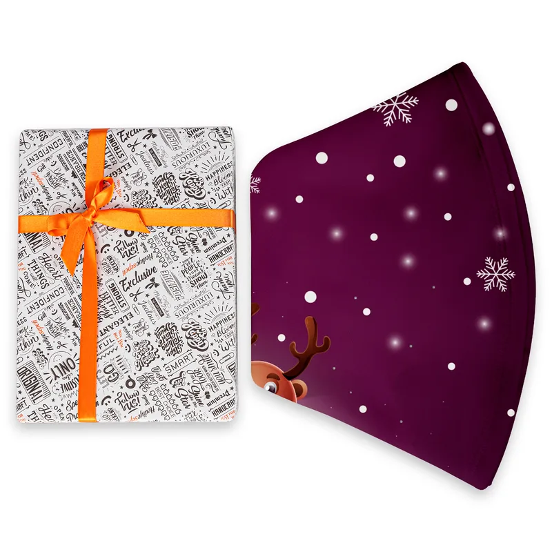 Christmas Tree Skirt with Special Message and Santa Claus Design