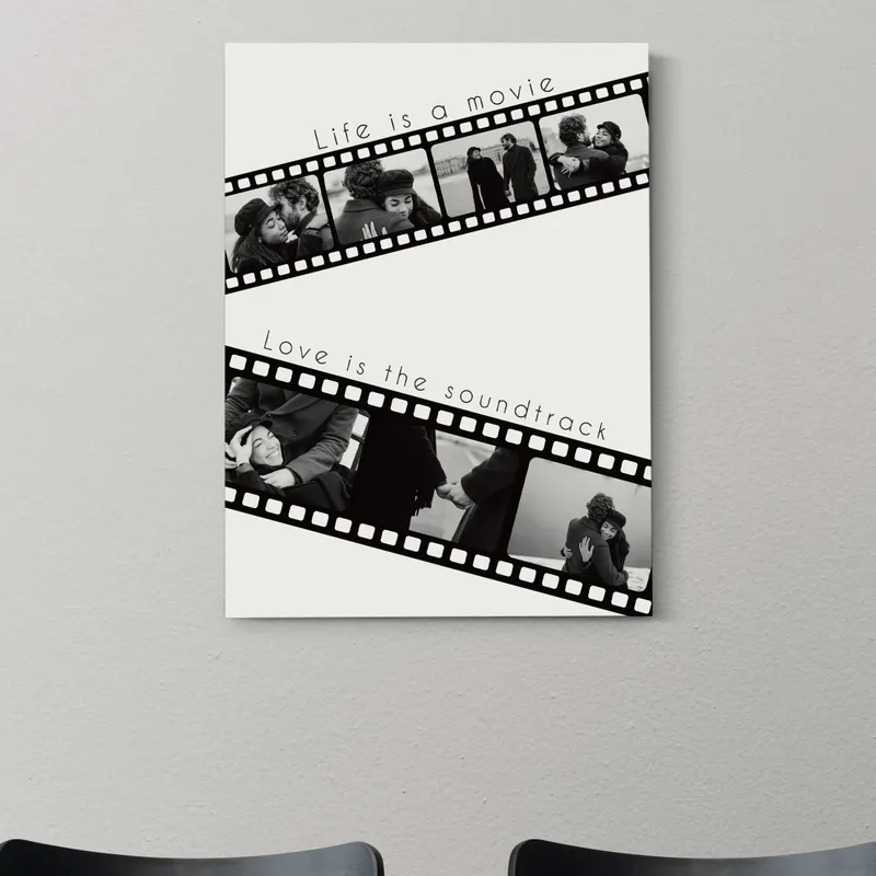 Cinema Designed Photo Printed Canvas
