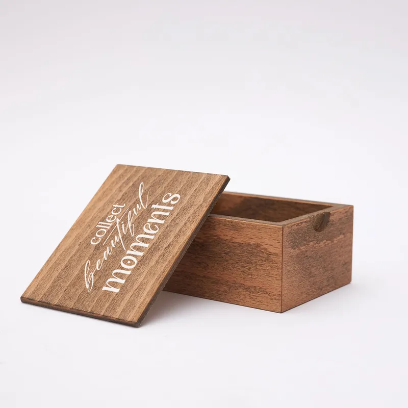 Collect Beautiful Moments Personalized 70Photos Wooden Memory Box