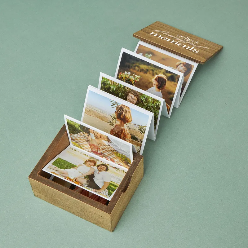 Personalised Photo Memory Box with Accordion Album