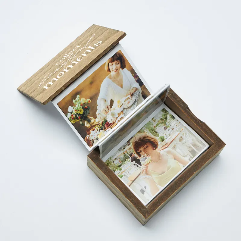 Personalised Photo Memory Box with Accordion Album