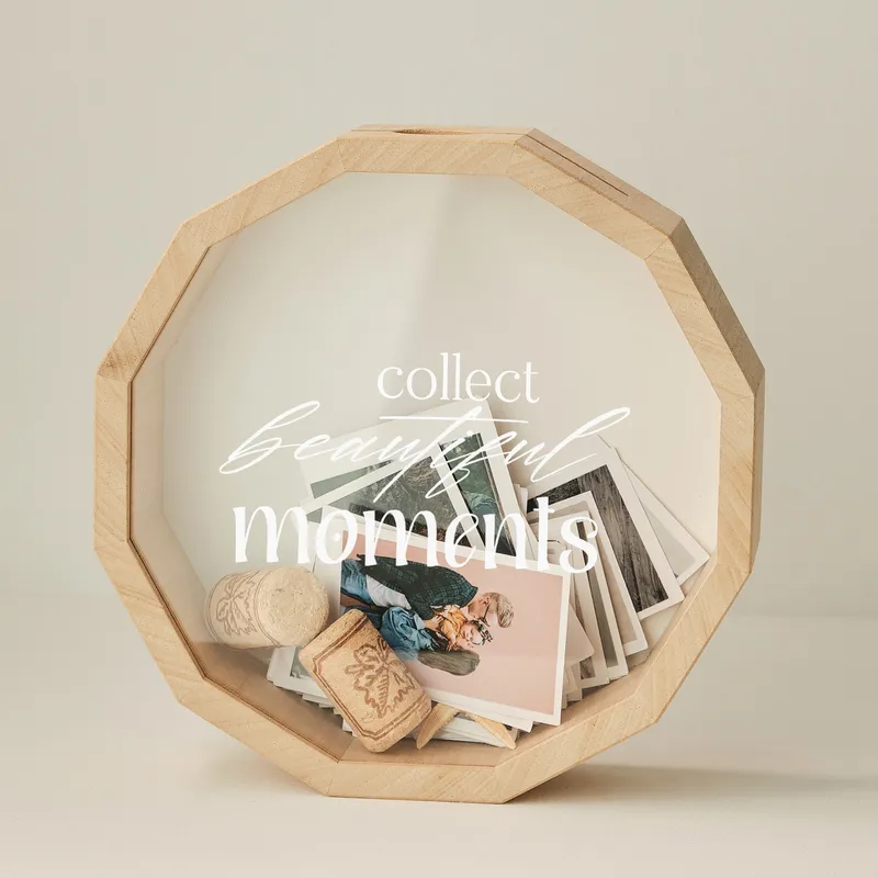 Collect Beautiful Moments Wooden Keepsake Box