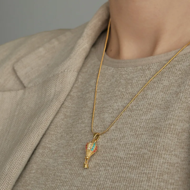 Colorful Magic Balloon Pendant Necklace
