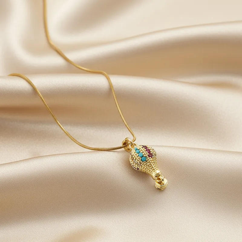 Colorful Magic Balloon Pendant Necklace