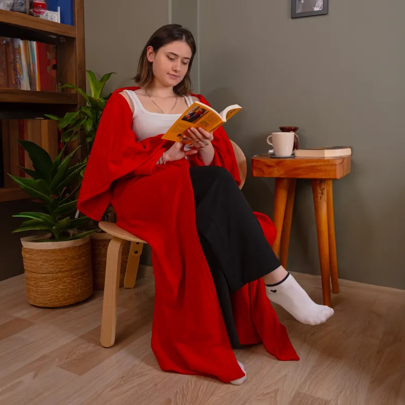 Comfy Wearable Fleece Blanket for Warmth