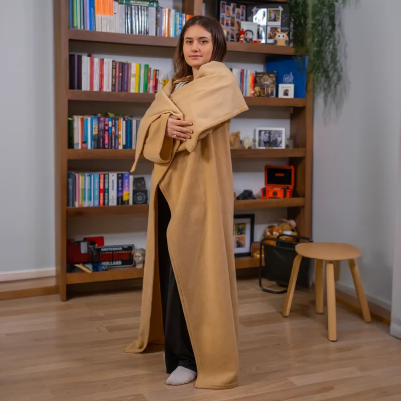 Comfy Wearable Fleece Blanket for Warmth