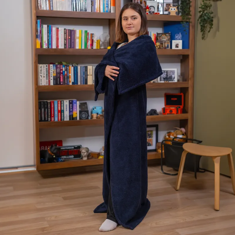 Comfy Wearable Fleece Blanket for Warmth
