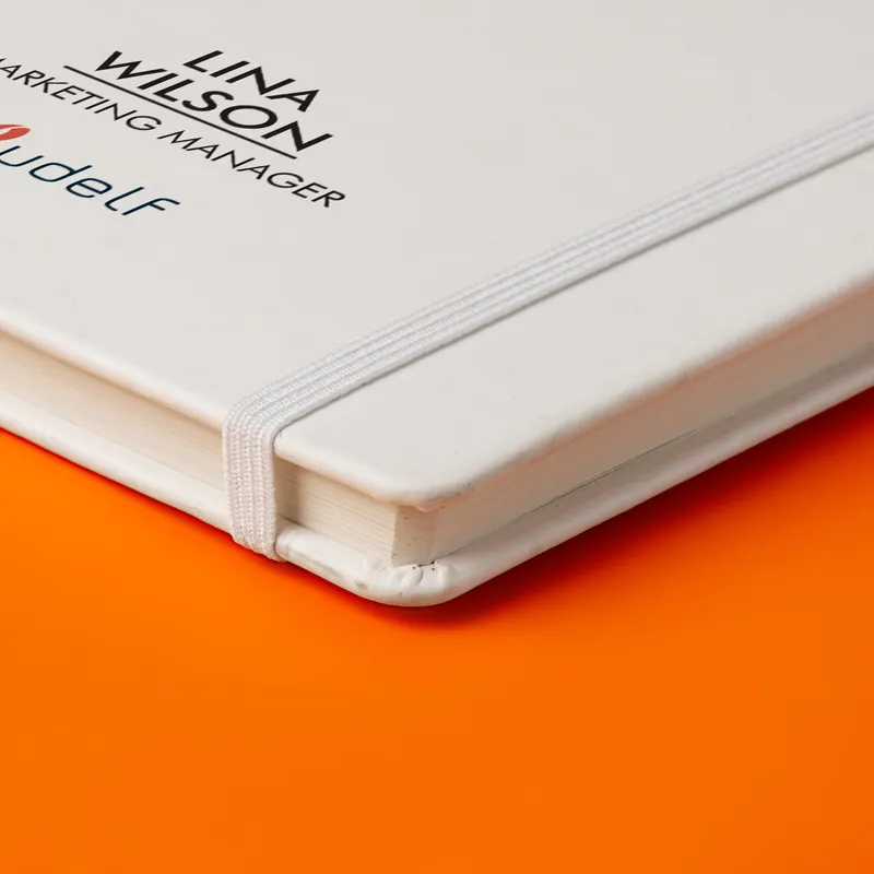 Corporate Gift Name and Title Printed Notebook