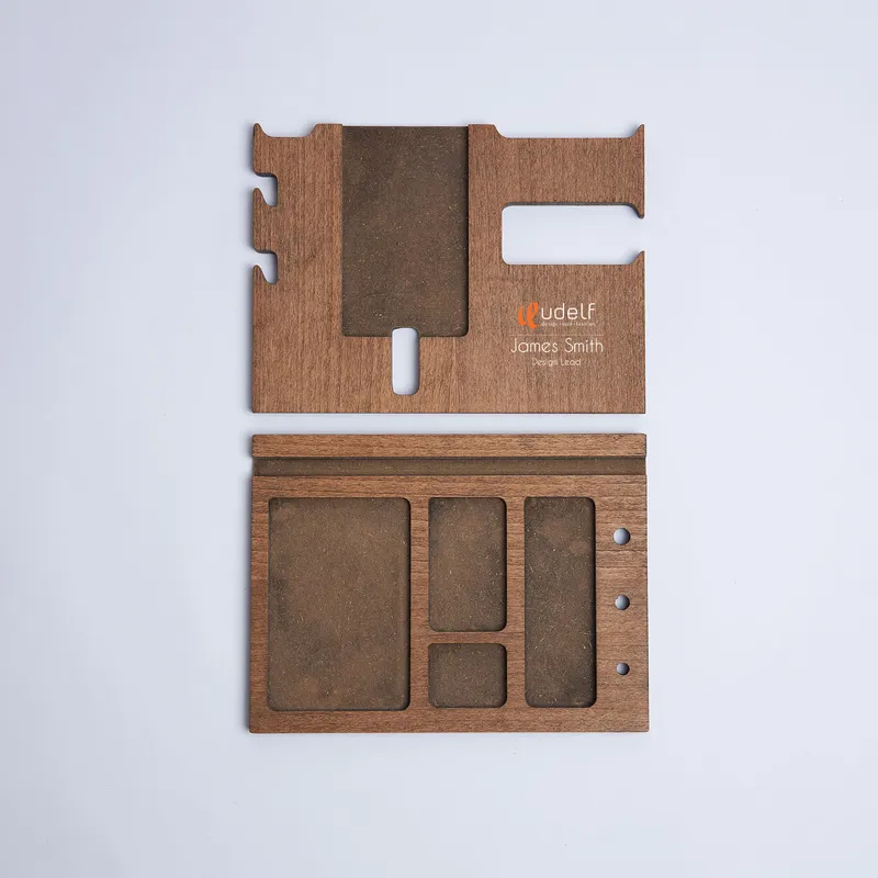 Corporate Logo and Name Printed Desktop Organizer