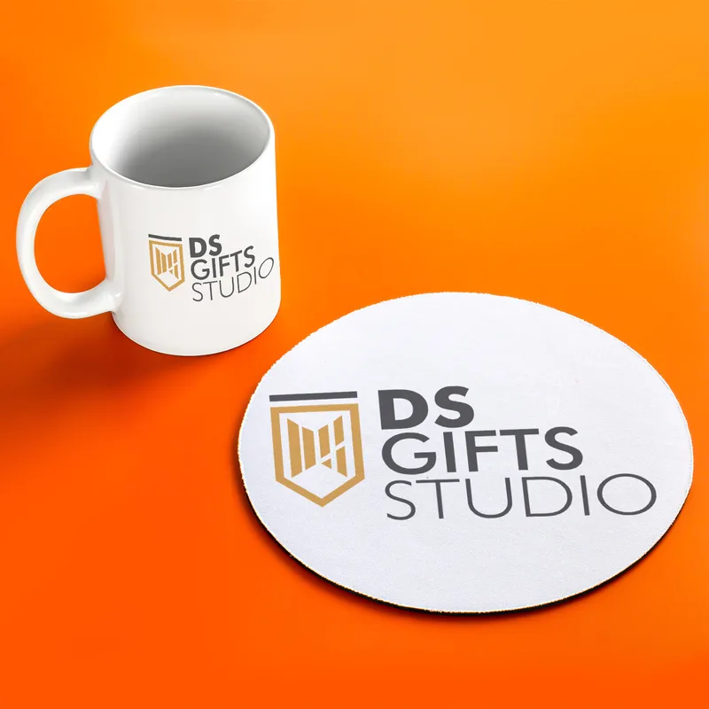 Corporate Logo Mug and Mousepad Set