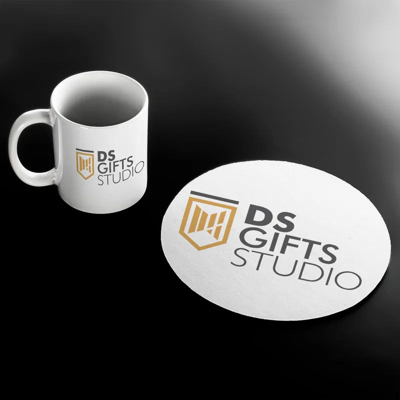 Corporate Logo Mug and Mousepad Set