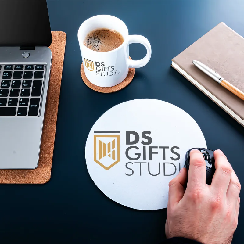 Corporate Logo Mug and Mousepad Set