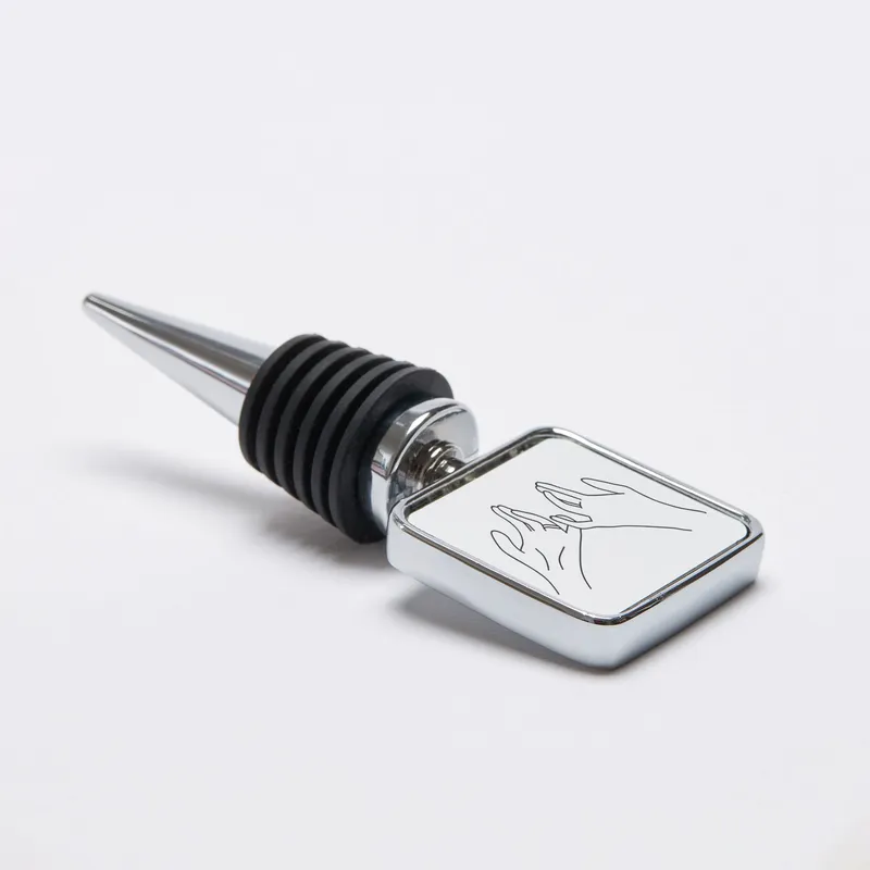 Romantic Couple Wine Stopper for Weddings and Anniversaries