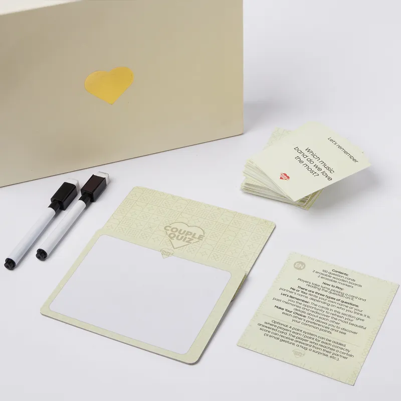 Couple Quiz Game Box for Partners