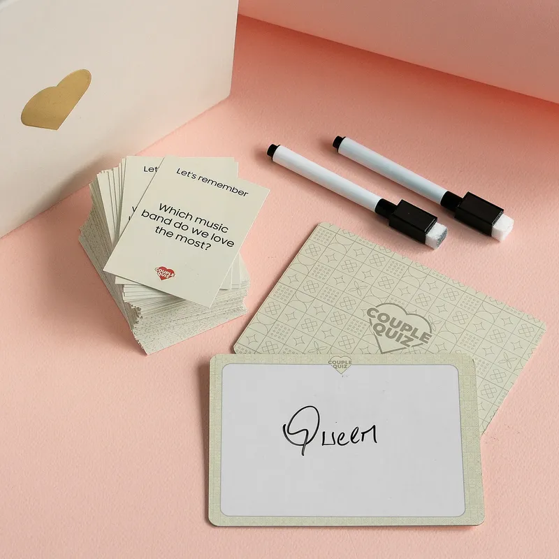 Couple Quiz Game Box for Partners