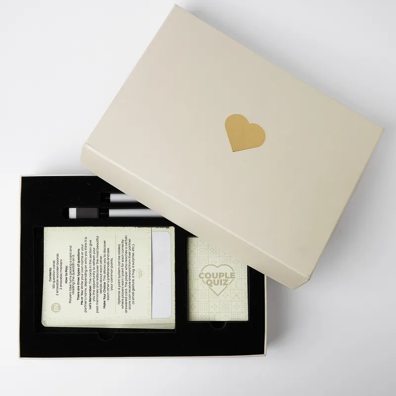 Couple Quiz Game Box for Partners