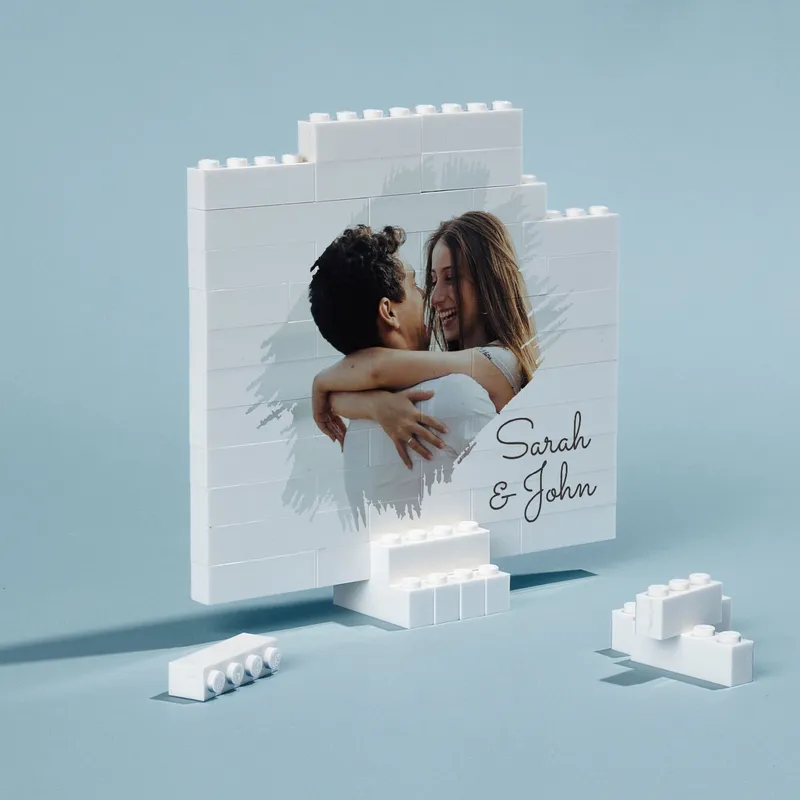 Couples Special 46-Piece Personalized Brick Puzzle