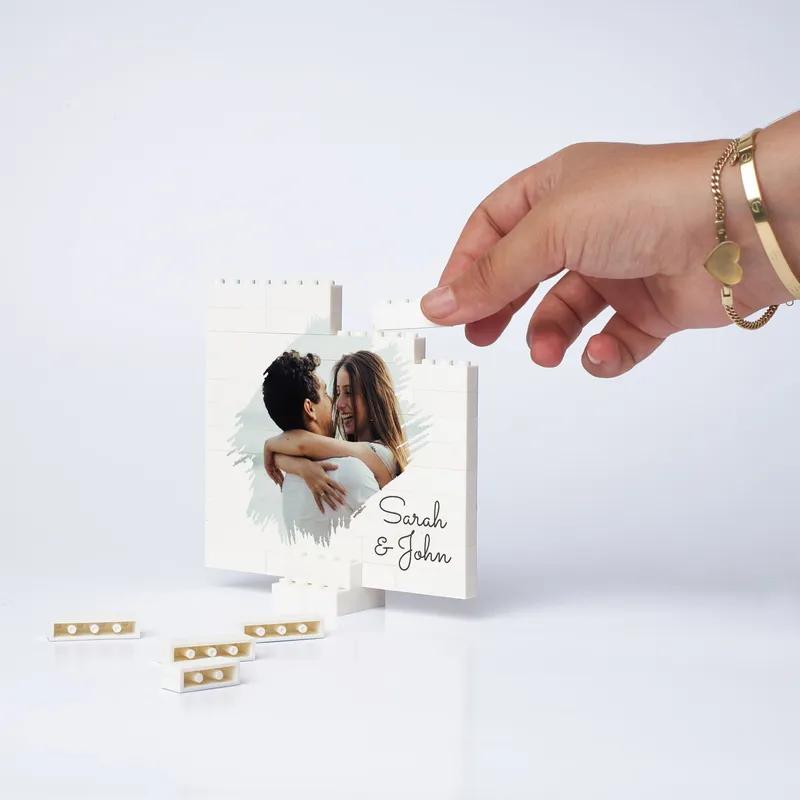 Couples Special 46-Piece Personalized Brick Puzzle
