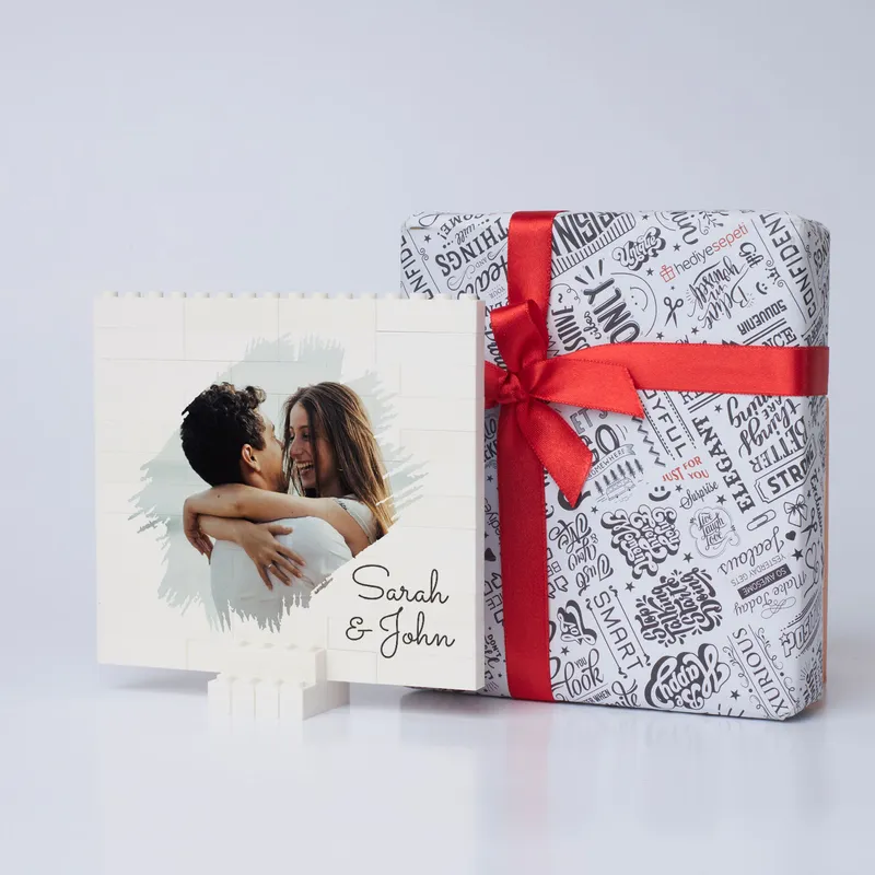 Couples Special 46-Piece Personalized Brick Puzzle