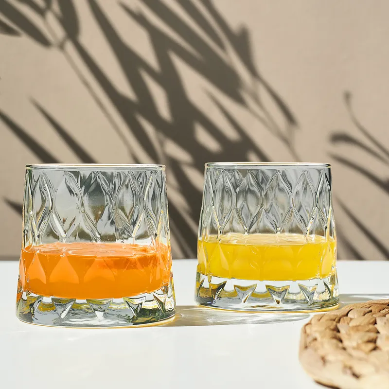 Crystal Drinking Glasses Set