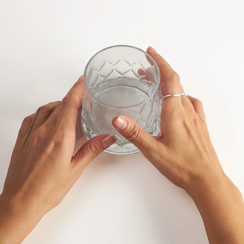 Crystal Drinking Glasses Set