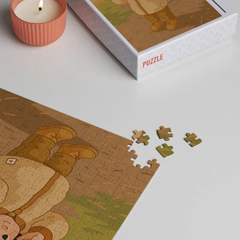 Custom Cartoon Photo 500-Piece Puzzle Gift