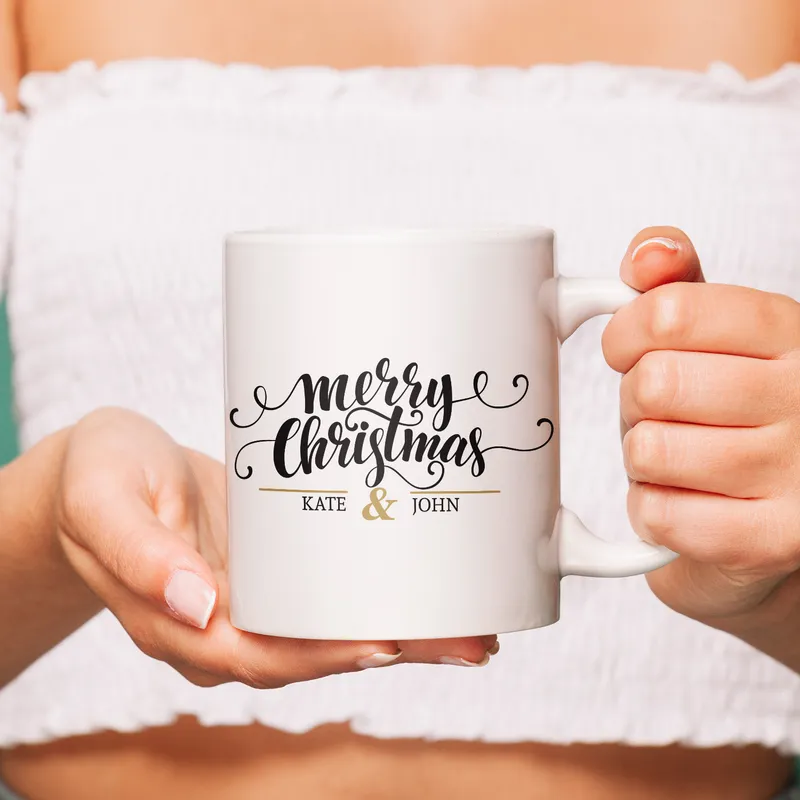Custom Christmas Celebration Mug for Loved Ones
