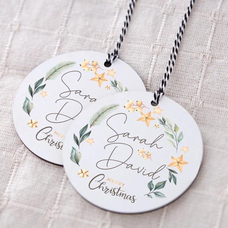 Personalised Christmas Ornament for Couples and Individuals