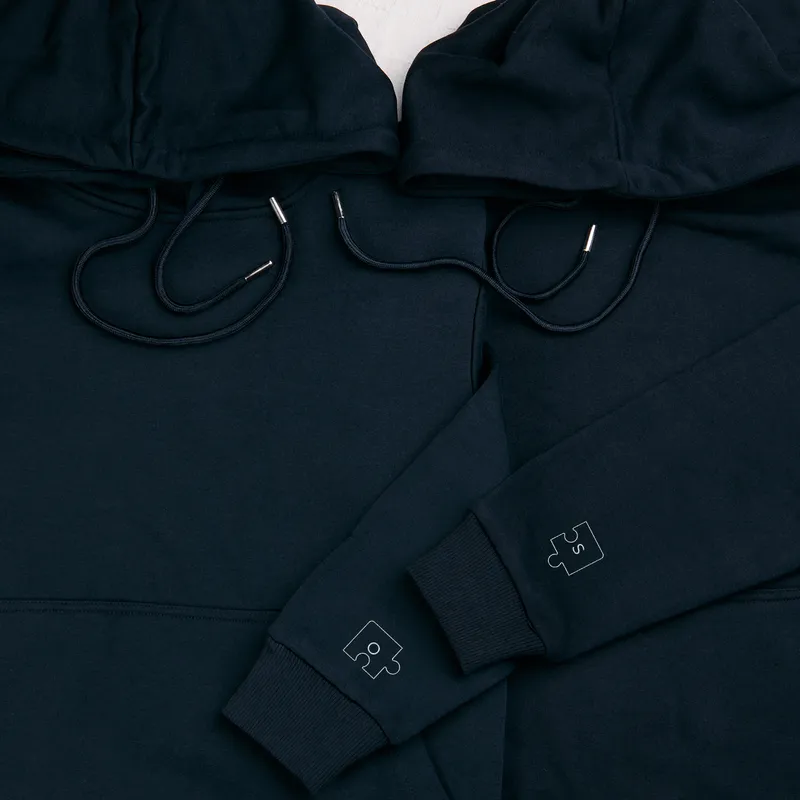 Custom Couple Puzzle Hoodies for Special Occasions