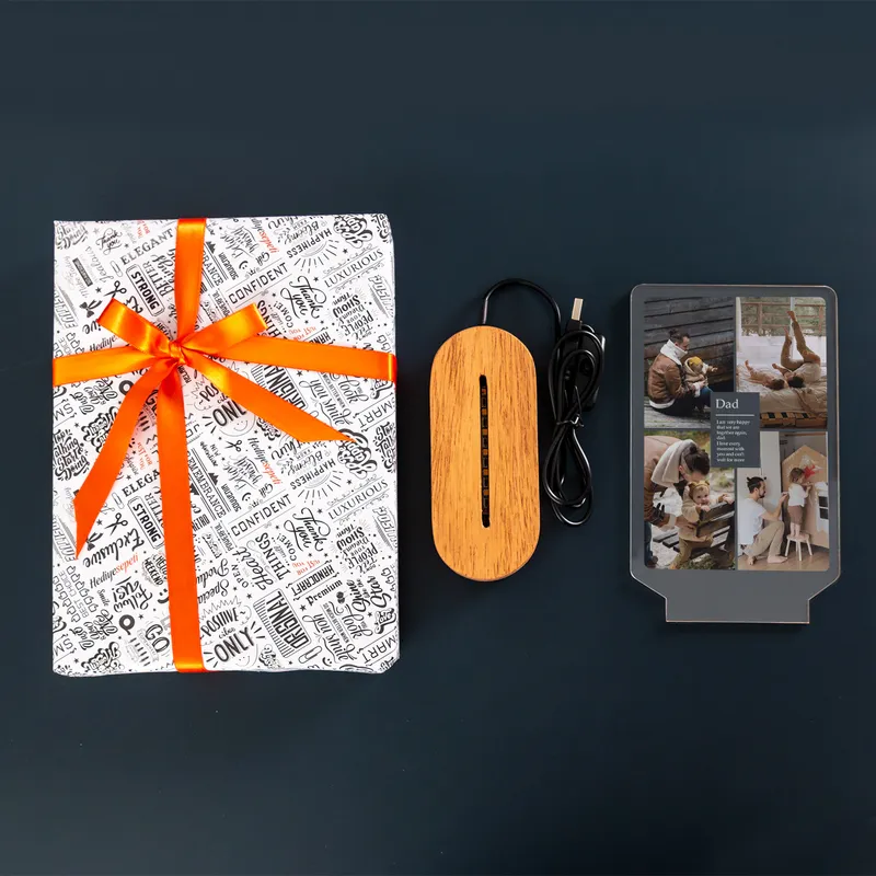 Custom Dad Photo LED Light Display for Father's Day and Birthdays