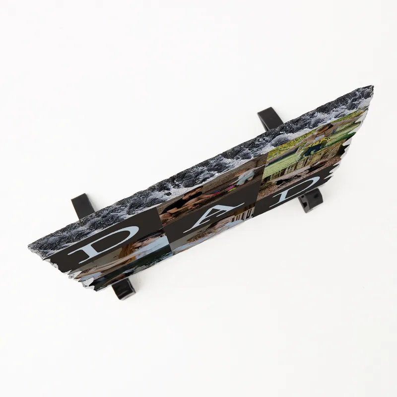 Custom Dad Photo Slate Keepsake