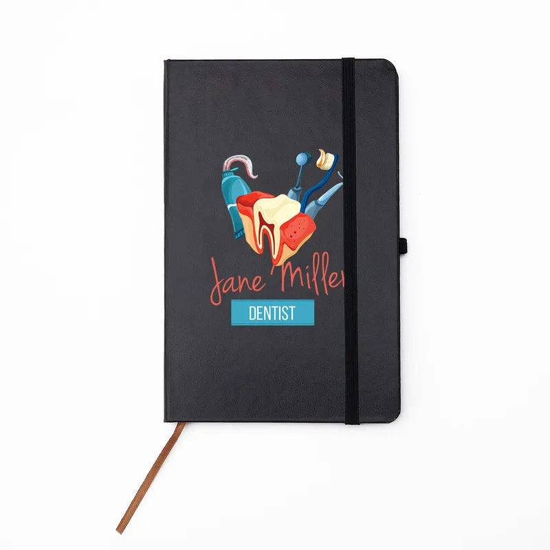 Personalised Dentist Notebook Gift for Dental Professionals