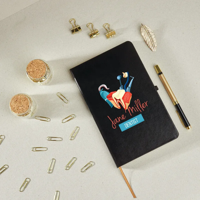 Personalised Dentist Notebook Gift for Dental Professionals