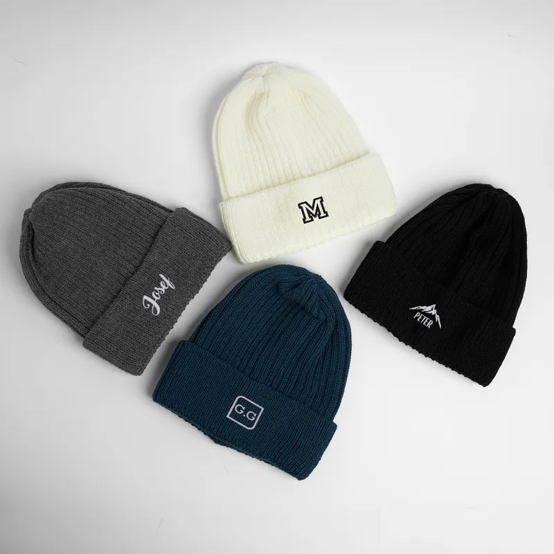 Custom Embroidered Beanie for Men