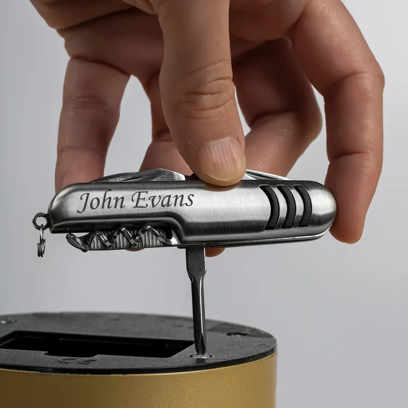 Custom Engraved Multi-Tool for Men - Perfect Birthday or New Year's Gift
