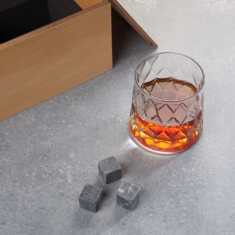 Custom Engraved Vintage Whiskey Glass Set for Men