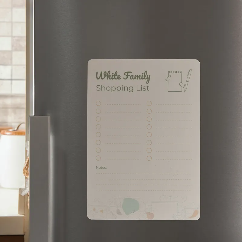 Custom Family Shopping List Magnetic Planner