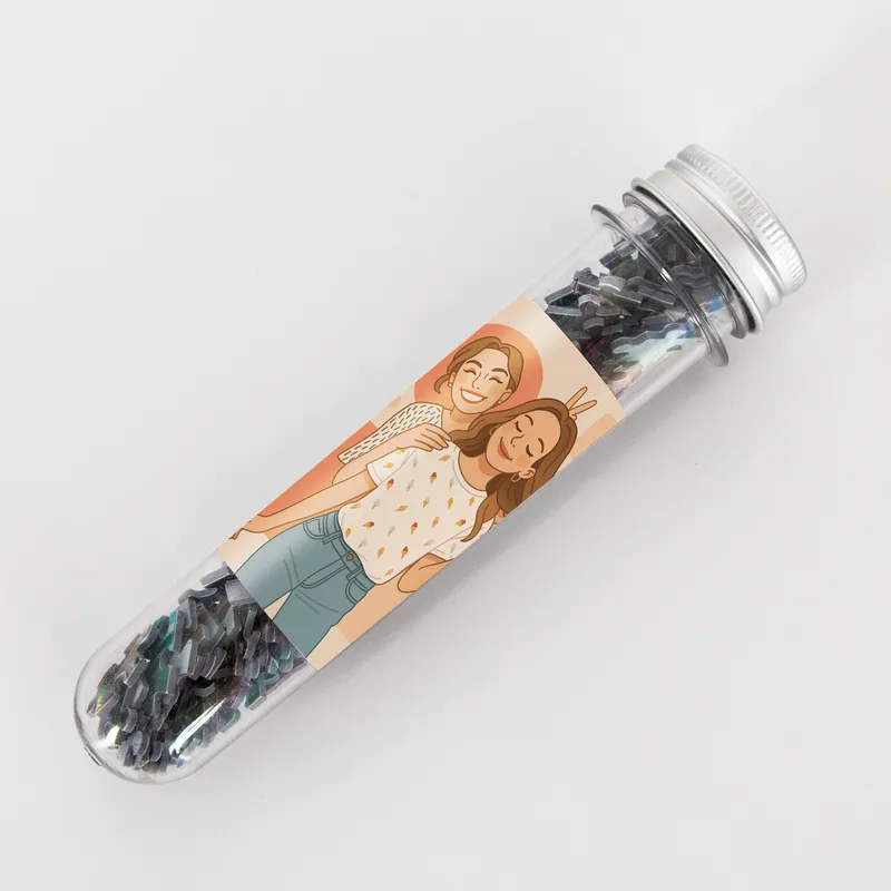 Custom Illustrated Photo Puzzle Gift