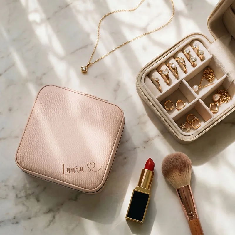 Personalised Jewellery Travel Case for Women