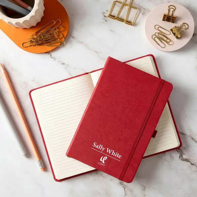 Custom Logo and Name Personalized Business Notebook