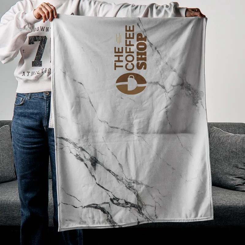 Personalised Corporate Logo Printed Scarf