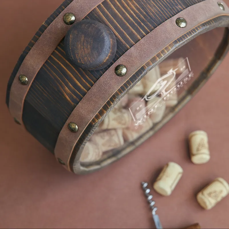 Custom Logo Wine Stopper Display Box for Restaurants and Cafes