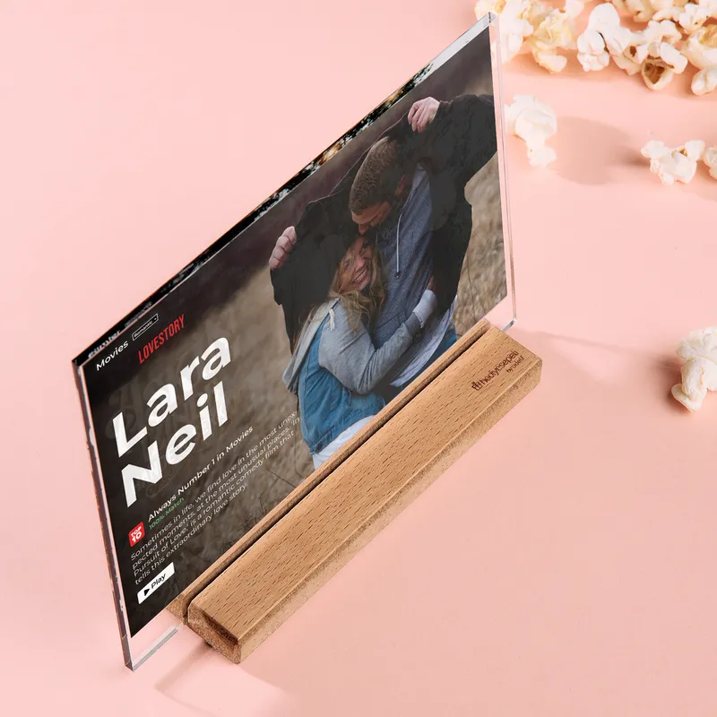 Custom Movie Poster Acrylic Plaque for Anniversary Gift